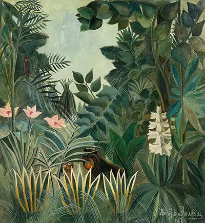 The Equatorial Jungle Henri Rousseau
